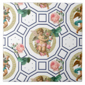 Carreau Anges, Baroque, rococo, vintage, (Devant)