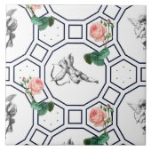 Carreau Anges, Baroque, rococo, vintage, (Devant)