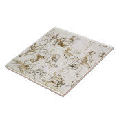 Carreau Anges, début du 18ème siècle (à l'encre et lavage (Côté)