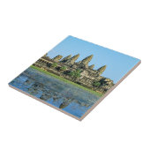 Carreau Angkor Vat et réflexion dans le lac - Cambodge (Côté)