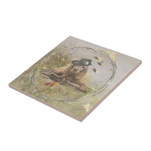 Carreau Anglais Cocker Spaniel (Côté)