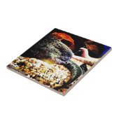 Carreau anguille tachetée (Côté)