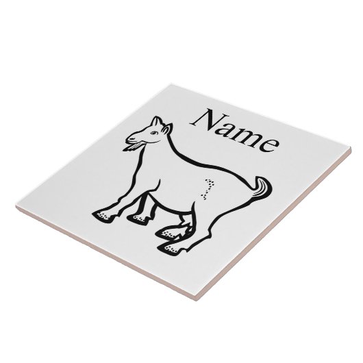 Carreau Animal de chèvre Thunder_Cove (Côté)