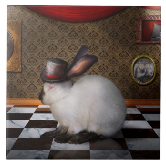 Carreau Animal - Le Lapin - Version inversée (Devant)