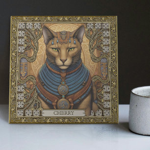 Carreau Animal spirituel chat harmonie symétrique personna