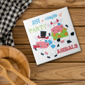 Carreau Animaux de la fête de la vache