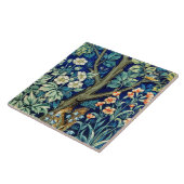 Carreau Animaux et fleurs, forêt, William Morris (Côté)
