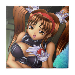 Carreau Anime Girl - Miel