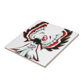 Carreau Anishinaabe Thunderbird (Côté)