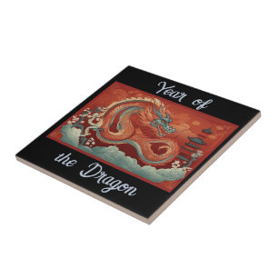 Carreau Année du Carrelage en céramique Dragon