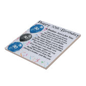 Carreau Anniversaire de poème de frère 30ème (Côté)