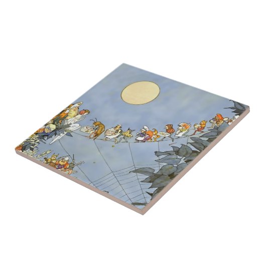 Carreau "Anniversaire des fées" par Heath Robinson (Côté)