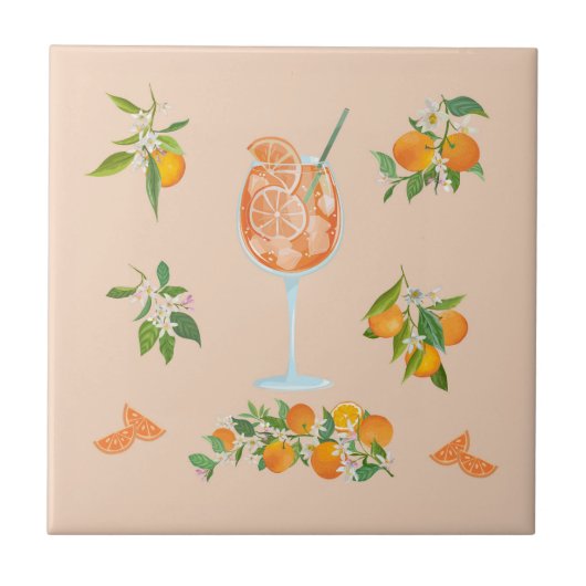 Carreau Anniversaire d'été Spritz (Devant)