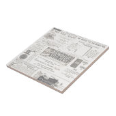 Carreau Annonce petite vintage (Côté)