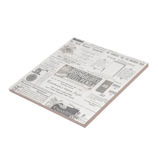 Carreau Annonce petite vintage (Côté)