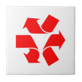 Carreau Annuler le recyclage du symbole (Devant)