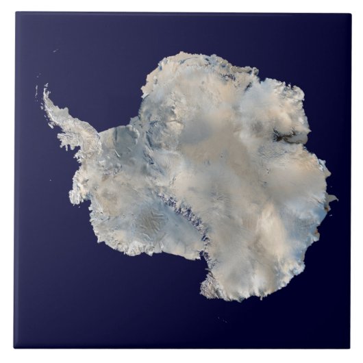 Carreau Antarctique (image de la NASA Blue Marble) (Devant)