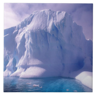 Carreau Antarctique. Paysages glaciaires de l'Antarctique