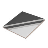 Carreau Anthracite géométrique géométrique moderne (Côté)