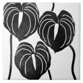 Carreau anthurium tropical et hawaïen (Devant)