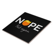 Carreau Anti-Trump - Non, pas encore moi (Côté)