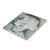 Carreau Antique American c1890 Trent Portrait Tile Repro (Côté)
