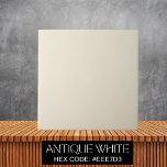 Carreau Antique blanc beige clair uni couleur<br><div class="desc">Antique blanc beige clair uni couleur</div>