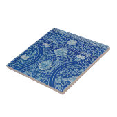 Carreau Antique classique chinois Floral Cobalt Blue Motif (Côté)