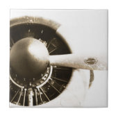 Carreau Antique Fighter Airplane Propeller Ceramic Tile (Devant)
