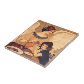 Carreau Antique française au chocolat (Côté)