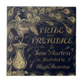 Carreau Antique Jane Austen Fierté et préjugé Peacock (Devant)