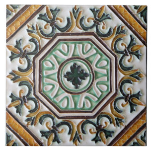 Carreau Antique Majolique Espagnole