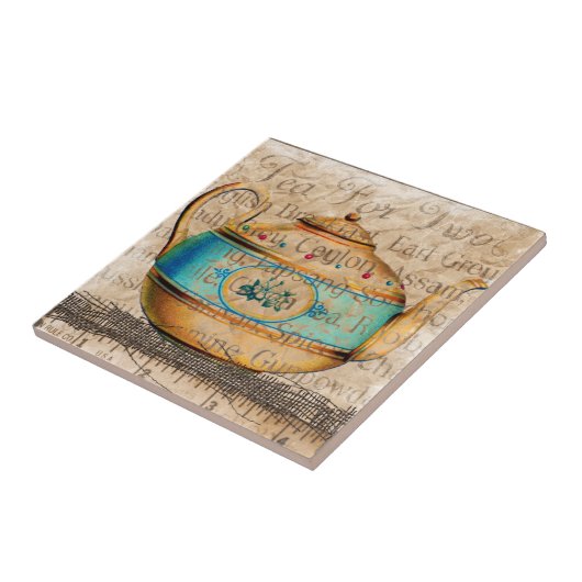 Carreau Antique Tea Pot (Côté)