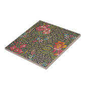 Carreau Antique Toile de Jouy 1800 Branches florales (Côté)