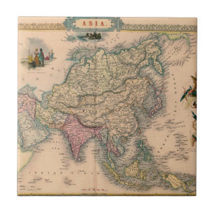 Carreau Antique vieille carte inspirée (11)