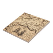 Carreau Antique vieille carte inspirée (3) (Côté)