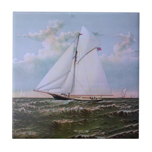 Carreau Antique voilier Slot Yacht Voilier Ocean (Devant)