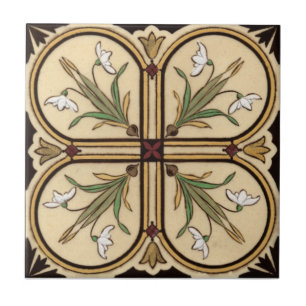 Carreau Antiquité Transferware de la reproduction VT0001