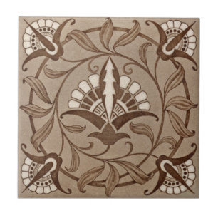 Carreau Antiquité Transferware de la reproduction VT0003