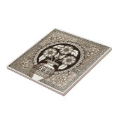 Carreau Antiquité Transferware de la reproduction VT0007 (Côté)