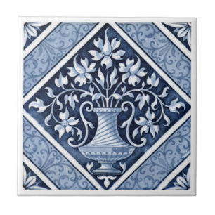 Carreau Antiquité Transferware de la reproduction VT0010