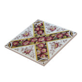 Carreau Antiquité Transferware de la reproduction VT0016 (Côté)