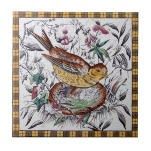 Carreau Antiquité Transferware de la reproduction VT0030