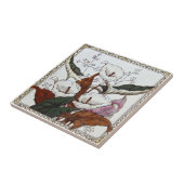 Carreau Antiquité Transferware de la reproduction VT0032 (Côté)