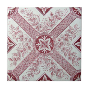 Carreau Antiquité Transferware de la reproduction VT0040