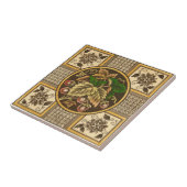 Carreau Antiquité Transferware de la reproduction VT0052 (Côté)