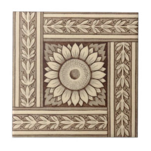 Carreau Antiquité Transferware de la reproduction VT0074