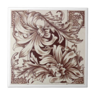 Carreau Antiquité Transferware de la reproduction VT0103