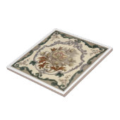 Carreau Antiquité Transferware de la reproduction VT0106 (Côté)