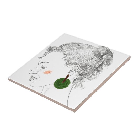 Carreau Aperçu de l'esquisse (Côté)